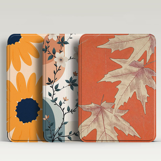 Custom Case for Kindle KPW 4/5/6 Lightweight Shell Cover with Auto Wake/Sleep PU Cover for Kindle 2024/2022 11th Gen E-Reader