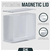 Vente en gros de supports de protection en acrylique transparent et poli, pré-assemblés, écologiques et modernes pour TCG Booster Elite Trainer Box