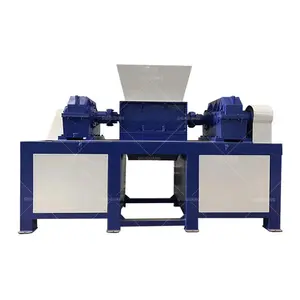 Twin Shaft E Waste Scrap Metal Plastic Shredder With Ce