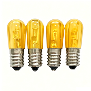 Lampadina E14 B19 14V 3LED Colorata, a Forma di Papaya, Impermeabile per Esterni, Lampadina Decorativa per Cartelloni Pubblicitari, Lampadina Decorativa per Festività Salento - Product Image 1