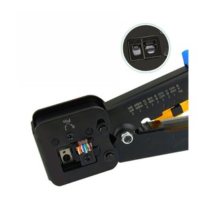 เครื่องมืออเนกประสงค์8P 6P คีมจีบสำหรับ RJ45ปลั๊กแบบแยกส่วน RJ11ผ่านตัวเชื่อมต่อสายไฟ - Product Image 3