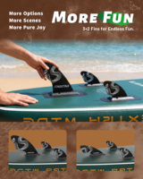 ITAOSTAR 12'x35"x6" 2026 Nouvelle Arrivée Planche de Paddle Gonflable de Pêche Extra Large 5 Ailerons Portable pour Lacs