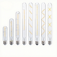 Ampoule à filament LED, culot E27, ampoule vintage Edison, verre ambré transparent, lampe LED rétro pour la décoration de la maison, du café, du bar