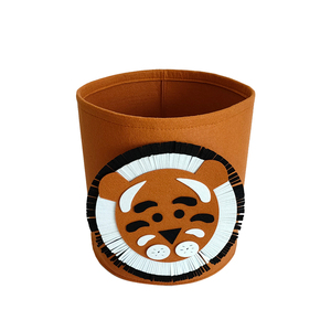 Cestino ripiegabile ecologico <span class=keywords><strong>per</strong></span> bambini <span class=keywords><strong>in</strong></span> <span class=keywords><strong>feltro</strong></span> con modello animale abbigliamento alla moda e cestino giocattolo <span class=keywords><strong>per</strong></span> bambini - Product Image 2