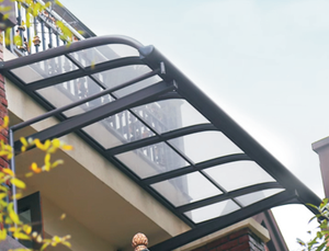 <span class=keywords><strong>Auvent</strong></span> de haute qualité <span class=keywords><strong>en</strong></span> alliage d'aluminium personnalisé, panneau <span class=keywords><strong>en</strong></span> polycarbonate PC, imperméable et résistant au soleil - Product Image 4