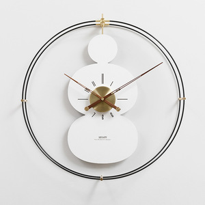 Reloj de Pared Artístico Grande, Redondo, Funciona con Batería, Simple y Elegante, Decoración para el Hogar, Reloj de Pared para Sala de Estar - Product Image 5