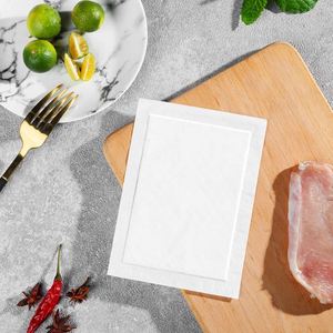 Manufacturer Fruit Fish Poultry Food Meat <b>Pad</b> <b>Silicone</b> Hydrophilic Absorbent Meat <b>Pad</b> 160*80mm White,black - Product Image 3