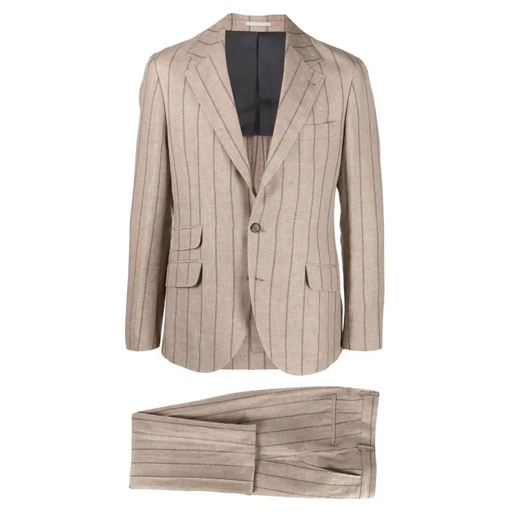 OEM High Quality Suit Blazer Fashion Men Business Polyester men formal linen Suit