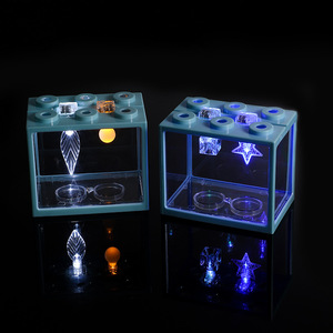 Betta Fish Tank Light <span class=keywords><strong>Led</strong></span> <span class=keywords><strong>Aquarium</strong></span> Accessoires Bricolage Détachable Creative Micro-Paysage Éclairage Multicolore - Product Image 4