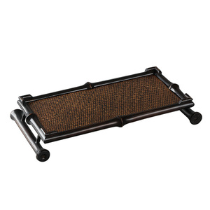 Zhuqige <b>Tea</b> <b>Tray</b> Rectangular Bamboo Household Serving <b>Tray</b> With Wooden Pattern For <b>Tea</b> Set Storage - Product Image 5