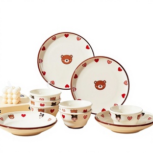 ชามเซรามิค Xinwee Xw-17 ลายการ์ตูน ปี 2026 ใช้กับไมโครเวฟได้ ปรับแต่งได้ ของขวัญทางธุรกิจเคลือบเงา โรงงานผลิตโดยตรงสำหรับใช้ในครัวเรือน - Product Image 1