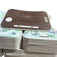 Nouveau bureau d'ordinateur pliable en métal pour étudiants en résidence universitaire - Bureau d'apprentissage mobile avec porte-gobelet