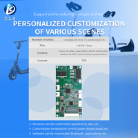 Carte de protection de batterie intelligente KLS OEM/ODM 7-17S Li-ion/LiFePO4/Sodium-Ion (BMS) pour véhicules à quatre roues à basse vitesse CE/FCC