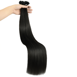 Extensiones de cabello con punta en U KSWIGS, directo de fábrica, 100% cabello humano virgen Remy, cutícula alineada, sin desprendimiento, para salón y distribución al por mayor. - Product Image 6