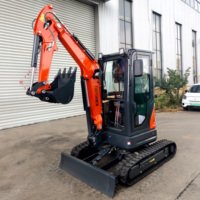 Mini-pelle 3 tonnes fournisseur chenille EPA Euro 5 Yanmar moteur pelle gratuit après vente ferme excavatrice d'occasion prix des machines