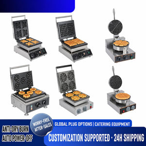 เครื่องทำวาฟเฟิล<span class=keywords><strong>ไข่</strong></span>นก FC-10 แบบ 10 ช่อง 1550 วัตต์ สำหรับใช้งานเชิงพาณิชย์  แบบไม่ติดกระทะ - Product Image 2