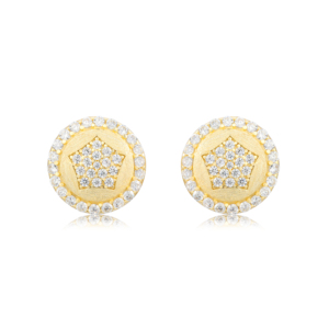 <span class=keywords><strong>Orecchini</strong></span> a <span class=keywords><strong>cerchio</strong></span> in <span class=keywords><strong>argento</strong></span> <span class=keywords><strong>925</strong></span> rotondi di moda personalizzati in oro 14k/18k placcato per ragazze eleganti da donna Design speciale - Product Image 1