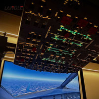 Ensemble complet Fenix A320 - Simulateur de vol - Cockpit - Panneau supérieur - Vol simulé - MSFS2020/2024X - Plane12