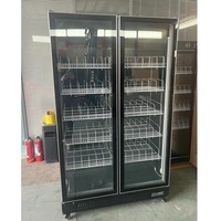 Réfrigérateur de présentation pour boissons gazeuses, refroidisseur de bouteilles de vin, ventilateur de refroidissement, vente chaude, congélateur, réfrigérateur