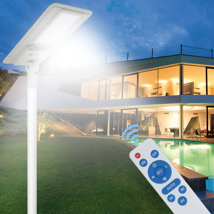 IP66 impermeable al aire libre 100 de 180 w integrado todo en una luz de calle solar llevada
