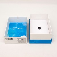 Boîte auto-élevante personnalisée en papier couché écologique et recyclable pour cosmétiques, avec finition brillante ou mate, gaufrage et vernissage, couvercle inclus