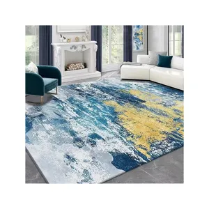 3d Crystal Velvet Non Slip European Style Soft Luxury Carpet for Floor