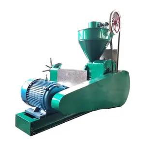 Machine de presse huile de kerle brut, 0.5 tonnes/h, ligne de production d'huile de kerle brut avec faible pression d'huile