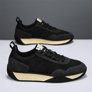 Zapatos Casuales para Hombre, de Tela, con Parches de Cuero Artificial, Estilo Alemán, con Suela Suave, a la Moda - Product Image 2