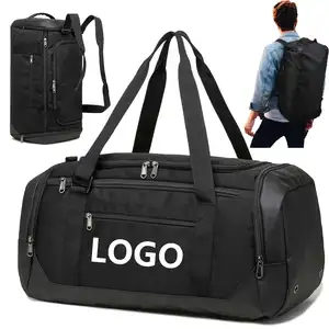 Vente personnalisée de sac de sport durable à grand volume pour la gym, les exercices, sac polochon en tissu imperméable pour l'entraînement et le voyage