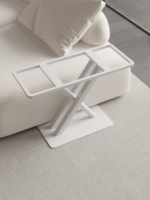 Support de pied de table en métal personnalisable de style italien minimaliste pour table d'appoint en dalle de quartz, pieds de table de luxe pour salon et salle à manger