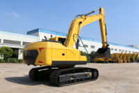 Nouvelle pelle sur chenilles CE de 21 tonnes, faible consommation de carburant, compacte, forte force de creusement, machine de terrassement moyenne