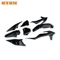 OTOM 2022 Kit Complet de Carénage en Plastique pour Moto Cross et Enduro SX SXF XC XCF XCW EXC EXCF 125 250 350 450 Compatible KTM 19-22
