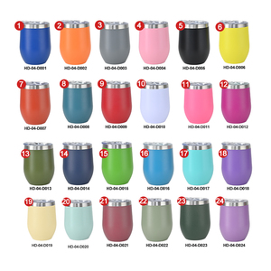 Custom 12oz Stainless Steel Vacuum Wine Tumbler with Lid <b>Double</b> <b>Wall</b> Thermal Cup for Travel 12-24 Hours Insulation - Product Image 2