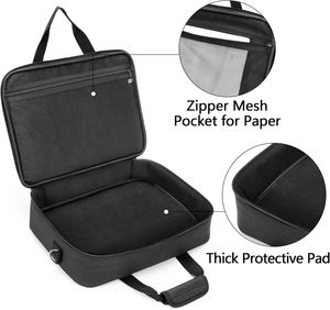 Échantillon gratuit : Sac de transport léger et portable pour imprimante d'étiquettes avec poignée, sac de rangement durable pour étiqueteuse - Product Image 3
