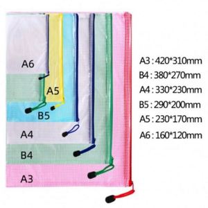 Bolsas de Almacenamiento de Documentos con Cierre, de Malla y Plástico, de Alta Calidad - Product Image 3