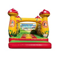 Château gonflable, petit lit de saut à domicile, combinaison toboggan, matériau PVC, capacité de 100 à 500 kg, garantie de 3 ans