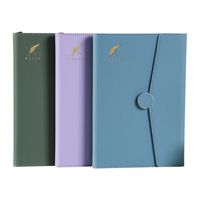Vente en gros d'agendas, cadeaux d'affaires promotionnels, journal A5 personnalisé, carnet d'agenda en cuir PU à couverture rigide