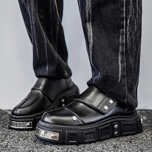Chaussures tendance à semelle épaisse, en cuir véritable souple et confortable de haute qualité, conçues sur mesure par des designers seniors, collection 2026 - Product Image 2