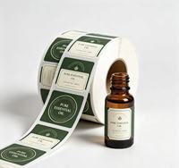 Etiquetas Adhesivas Personalizadas con Logotipo para Productos de Cuidado Corporal y de Baño, Etiquetas Impermeables en Rollo para Botellas de Productos de Belleza para Supermercados