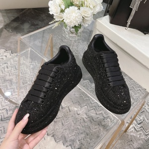 Zapatos Deportivos de Diseño de Alta Gama, Lujosos y de Alta Calidad, con Incrustaciones de Cristales y Diamantes, con Entresuela de Malla Gruesa, con Cordones - Product Image 2