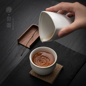 Ceramic Teacup Master <b>Cup</b> <b>Large</b> Capacity High End Kung Fu <b>Tea</b> Tasting <b>Cup</b> Personal <b>Tea</b> Bowl Elegant White Dehua Origin - Product Image 2