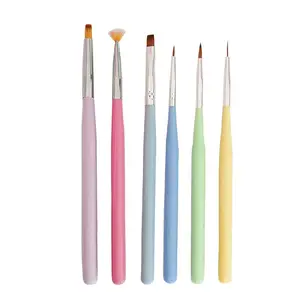 Nail Art Brushes Set Gel Polish Nail Art Design Pen Painting Tools With Nail Extension Gel Brush DIY Manicure Tool