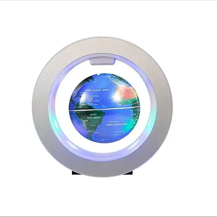 Novità regali di compleanno lampada elettronica antigravità lampada a LED galleggiante mappa del mondo palla lampada a globo a levitazione magnetica