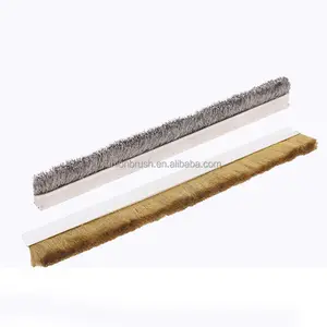 Custom Size F T H Type Stainless Steel Wire Brass Wire Polishing Industrial Strip Brush for Metal Industry