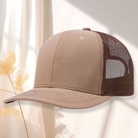 Casquette Trucker en Coton et Maille Richardson 112 à 6 Panneaux Personnalisable, Réglable, Visière Courbée, Logo Brodé, pour Hommes et Femmes – Vente en Gros