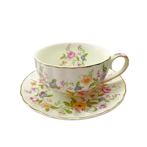High-Value Ceramic Coffee Mug with Saucer Set Exquisite Household Afternoon Tea <b>One</b> <b>Cup</b> <b>One</b> Saucer with Gift Box Dinnerware Sets - Product Image 5