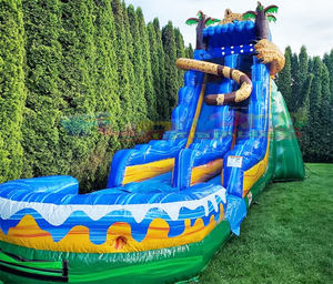 شريحة مياه ، زحليقة برية ، عدة قياسات, زحليقة مائية ماركة (ويلدكات) بطول 25 قدم ، مجموعة كاملة من شرائح المياه الجافة - Product Image 4