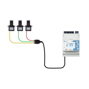 Rayfull TC55M-RJ-1 ba giai đoạn DIN đường sắt dễ dàng bấm vào RJ12 cổng hiện tại biến áp đo lường <span class=keywords><strong>RS485</strong></span> modbus năng lượng mét - Product Image 3