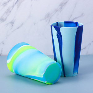 Silicone Water <b>Cup</b> 480ml <b>Large</b> Capacity Travel Use Custom Colors Unisex - Product Image 3