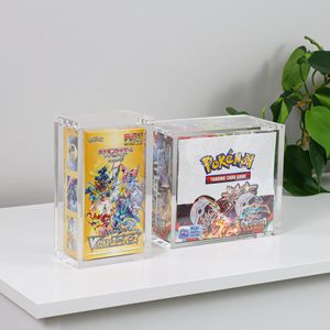 Vitrine en Acrylique Transparente pour Boosters Pokémon, avec Fermeture Magnétique Puissante, Protection Anti-UV, Étui de Présentation ETB pour Commerce et Exposition - Product Image 1